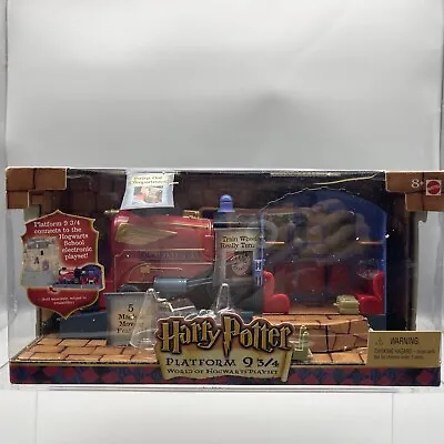 Harry Potter Platform 9 3/4 World Of Hogwarts Playset Mattel NIB Sealed Read • $39.99