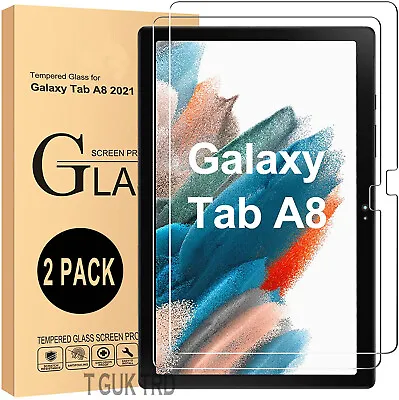 £4.99 • Buy Tempered Glass Screen Protector For Samsung Galaxy Tab A8 10.5  SM-X200 SM-X205