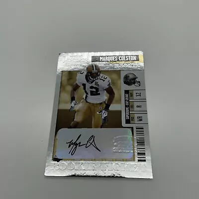 2006 Playoff Contenders #218 Marques Colston Auto Rookie New Orleans Saints • $11.99