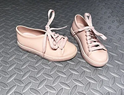 Mel Dreamed By Melissa Mel B Girls Sneakers Shoes Light Pink PVC Upper  Sz 11 • $20