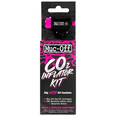 Muc-off Mtb Co2 Inflator Kit – Co2 Pump – For Tubeless & Std Tubes • £22.95