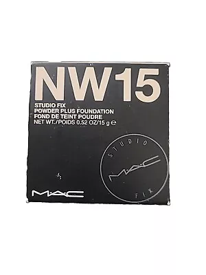 MAC Studio Fix Powder Plus Foundation NW 15 New In Box Full Size 0.52oz Free Sh • $28.99