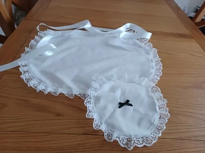 £8.50 • Buy FRENCH MAID WAIST APRON+ CAP - ADULTS 50'S STYLE / MAID PINNY -Hat ROCK HORROR
