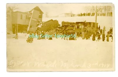 Port Jervis NY - O&W RAILROAD WRECK IN WINTER - RPPC Postcard PJM&K Branch • $44.50