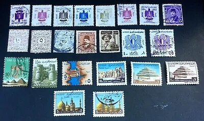 Egypt Stamps 1920s - 1970s Postmarked Used Lot 23 • $2.50