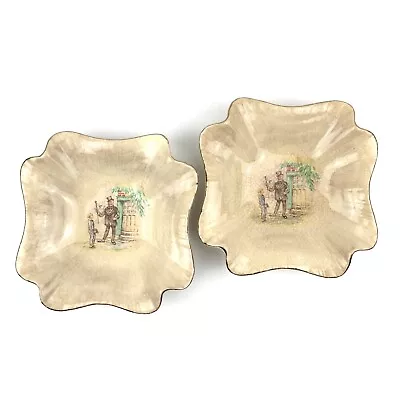 $12 • Buy Set Of 2 Vintage J&G Meakin Sunshine David Copperfield Plate