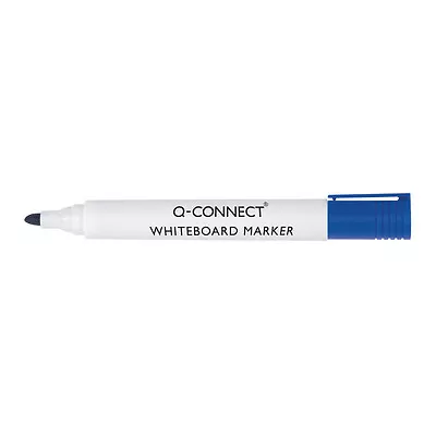 Q-connect Whiteboard Marker Pens // Blue Ink // 10 Pack // Kf26036 • £9.97