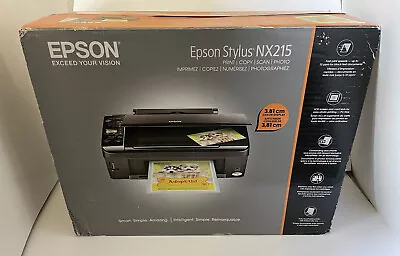 Epson Stylus NX215 All-In-One Inkjet Printer NOB • $95.10