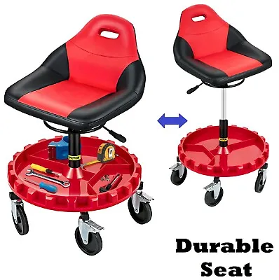Mechanics Creeper Seat Roller Work Stool Tray Garage Auto Shop Adjustable Chair  • $149.99