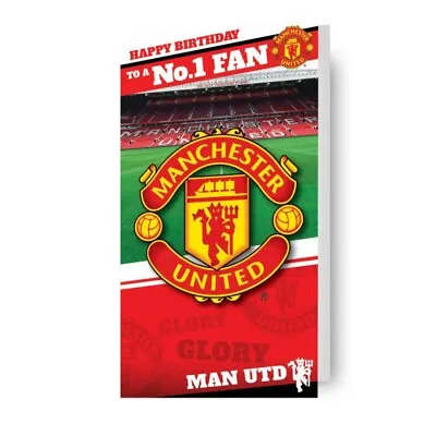 Birthday Card Manchester United Man Utd Card For Him Official Product • £2.80