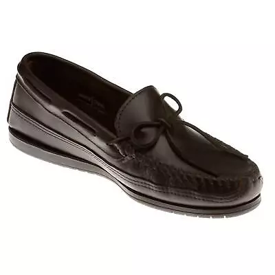 Minnetonka Men's Smooth Leather Hardsole Moccasin For Men • $58