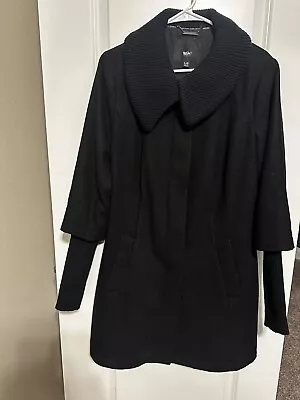 Womens Cape Coat Large Black Mossimo • $19.99