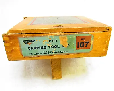 Millers Falls Wood Carving Tool Set No. 107 + Misc.  MF Tools • $75