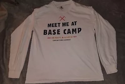 Disney Parks Expedition Everest Large Long Sleeve Shirt ~  Meet Me At Base Camp  • $10.99