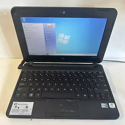 HP Compaq Mini CQ10-525DX 10.1” 250GB Intel Atom 1.66GHz 1GB Laptop • $30