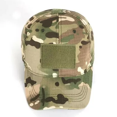 Outdoor Sport Caps Tactical Camouflage Hat Adjustable Military Camo Airsoft  • £7.50