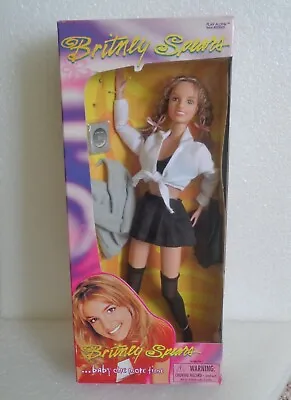Nisb 1999 Play Along Britney Spears Baby One More Time School Girl Doll ~new • $84.91