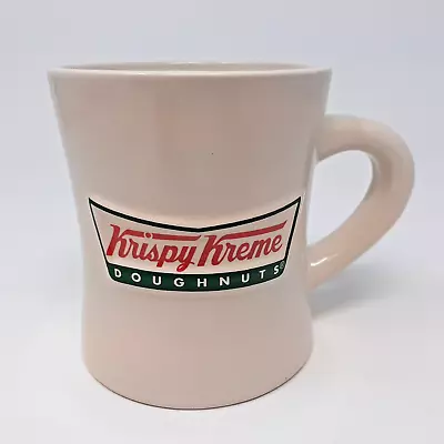 Krispy Kreme Doughnuts Mug Diner Style Coffee Cup Raised Double Sided Logo 14 Oz • $9.99