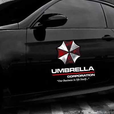 Umbrella Corporation Decal White Car Sticker Auto Door Scratch Waist Line • $9.99