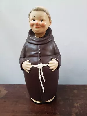 Vintage Goebel Germany Friar Tuck Monk 11” Decanter Barware  • $28