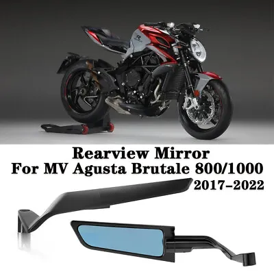 Adjustable Rearview Mirror For 2017-22 MV Agusta Brutale 800 1000RR Rear Mirror • $138