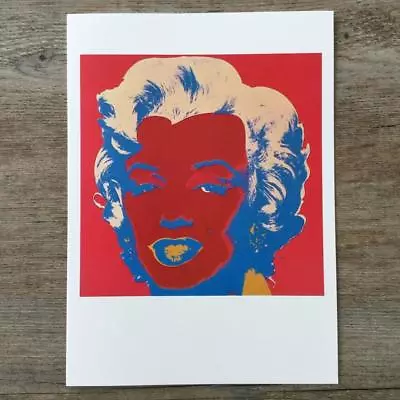 Andy Warhol Red Marilyn Monroe Notecard Greeting Card • $10.99