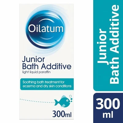 £8.50 • Buy Oilatum Junior Bath Additive Emollient Eczema Itchy Dry Skin Kids 300ml
