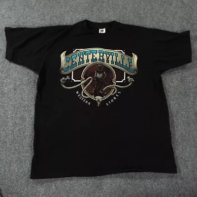 Centerville Western Store Shirt Mens XL Black Fruit Of The Loom Single Stitch  • $19.99