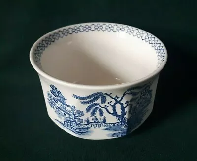 J&g Meakin Willow Pattern Sugar Bowl Ironstone Sugar Basin In Blue And White • £23.95