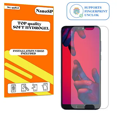 Screen Protector For Huawei P20 Pro Hydrogel Cover - Clear TPU FILM • £3.98