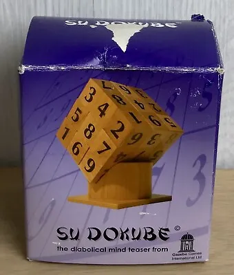 £3 • Buy SU DOKUBE Sudoku. Mind Teaser Game. 27 Cubes On Stand. Boxed Fun Maths Game