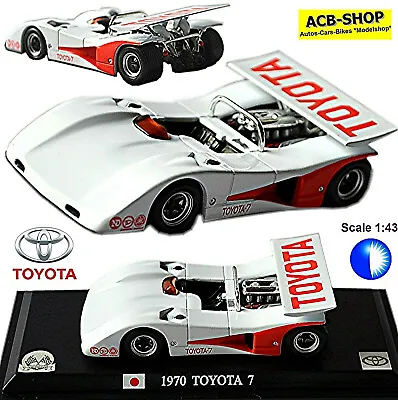 Toyota Seven V8 Canam Series 1970 Race Car Fia Gr.7 White 1:43 • $10.92