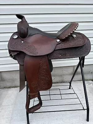16” Circle Y - Park And Trail Western Saddle - FQHB Wide Tree - Used • $975