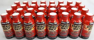 NewKirkland Energy Shot 5+ Hours Berry Pomegranate Orange NoSugar/Carbs 32 Count • $36.61