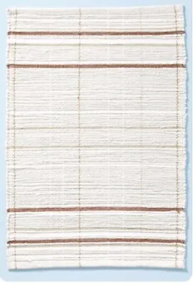 Hearth & Hand With Magnolia 2' X 3' Scatter Stripe Accent Rug Cream/Brown • $23