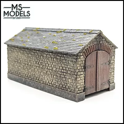 Narrow Gauge Engine Shed Stone Built  OO9/O16.5 For Model Railway/diorama • £26.99