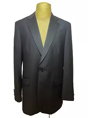 Brooks Brothers Men's Tuxedo Sports Coat Black MADISON 1818 Size 44 L Long • $99.99