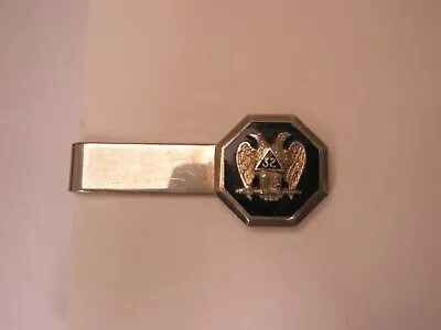 32nd Degree Scottish Rite Vintage Tie Bar Clip Mason Masonic Shriners • $27.49