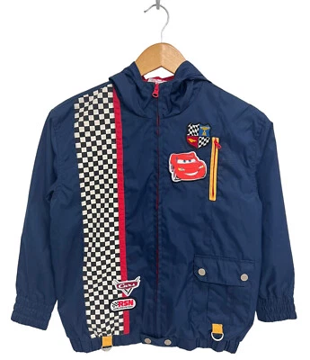 £16.83 • Buy Disney Store Kid's Long Sleeve Navy Blue  Cars  Zip Up Windbreaker Jacket Size M