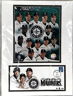 MLB - SEATTLE MARINERS - 2002 All Stars Team Poster + Mat   12x16   + USPS Stamp • $13.60