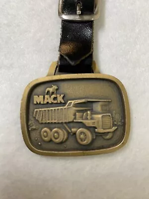 Mack Dump Truck Leather Watch Fob • $15