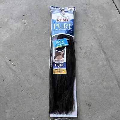 Milky Way PURE Human Hair Weave Extension Yaky_12 _#P1B/27 • $28