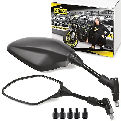 Rear Mirror Set E-Tested Kawasaki Z125 Z 900 Z 650 Z 800 ER 6n (V03) • £30.37