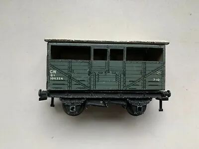 Hornby Dublo Oo Gauge - D1 Cattle Truck Gw - 4 Windows - 3 Rail • £14