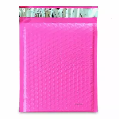 100 #2 PINK Poly Bubble Mailers Envelopes Padded Mailer Shipping Bags 8.5x12 • $34.95