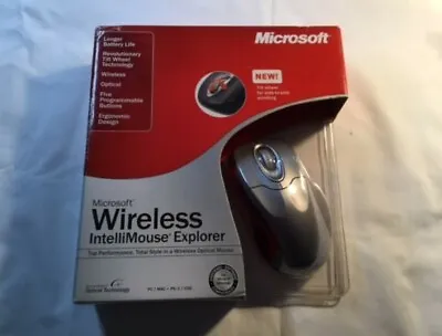 Boxed Microsoft Wireless Intellimouse Explorer With Tilt Wheel (M03-00045) • $399.99