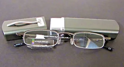 Magnivision Xtravision LEXINGTON GUN +1.50 Reading Glasses With Hard Case New • $14.99