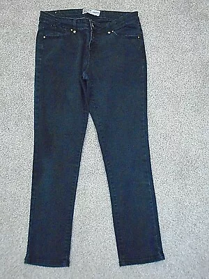 24 / 7 Women Denim Jeans Skinny Stretch Uk Size 12 Waist 32 Leg 27 • £9.11