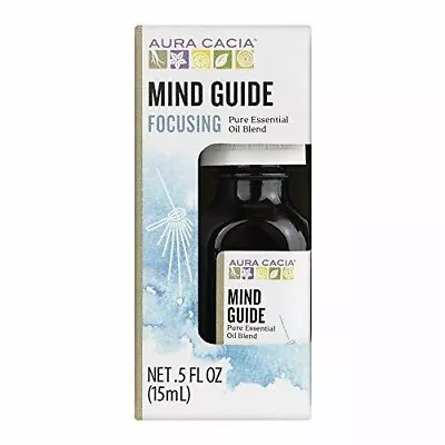 Aura Cacia Mind Guide Essential Oil Blend | 0.5 Fl. Oz. In Box • $14.76