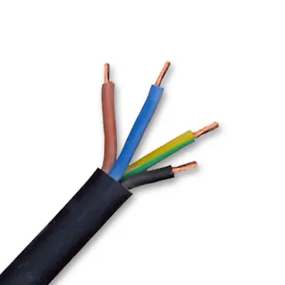 H07rnf Rubber Cable 16mm 4 Core Ho7rnf Tough Heavy Duty Cable • £18.50